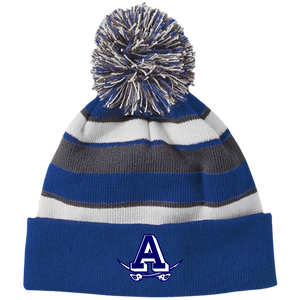 Atlee A 223835 Holloway Striped Beanie with Pom