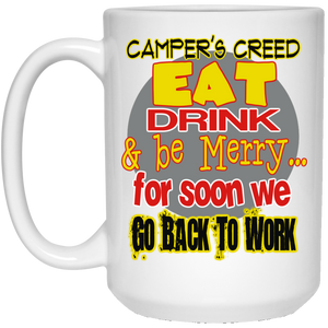 Camper's Creed Mug - 15oz