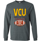 VCU Football G240 Gildan LS Ultra Cotton T-Shirt