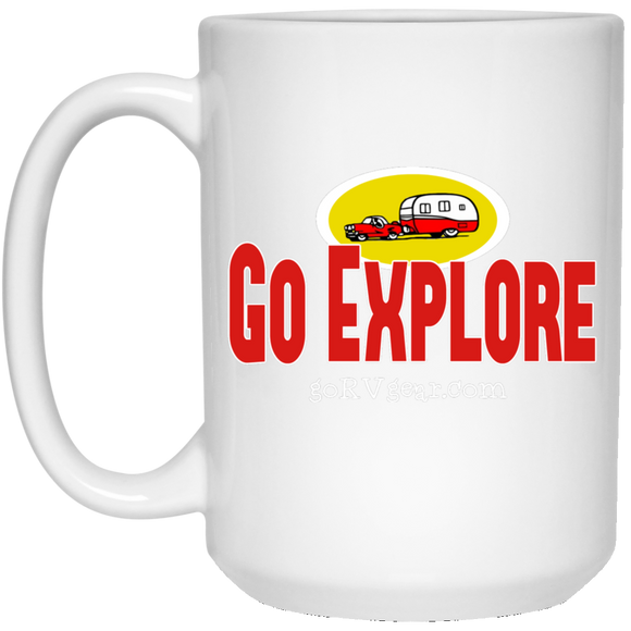 Go explore 21504 15 oz. White Mug