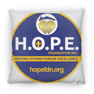 Hope circle 2 ZP18 Square Pillow 18x18