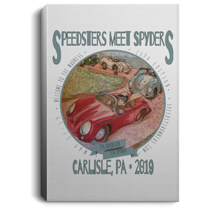 Speedsters Meet Spyders Personalize CANPO75 Portrait Canvas .75in Frame