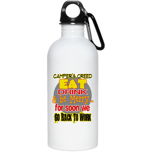 Camper's Creed 20 oz Stainless Steel Water Bottle
