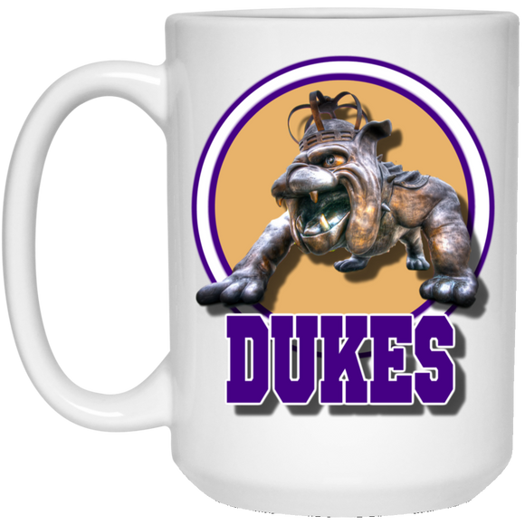 Duke dog statue 2500x3000 21504 15 oz. White Mug