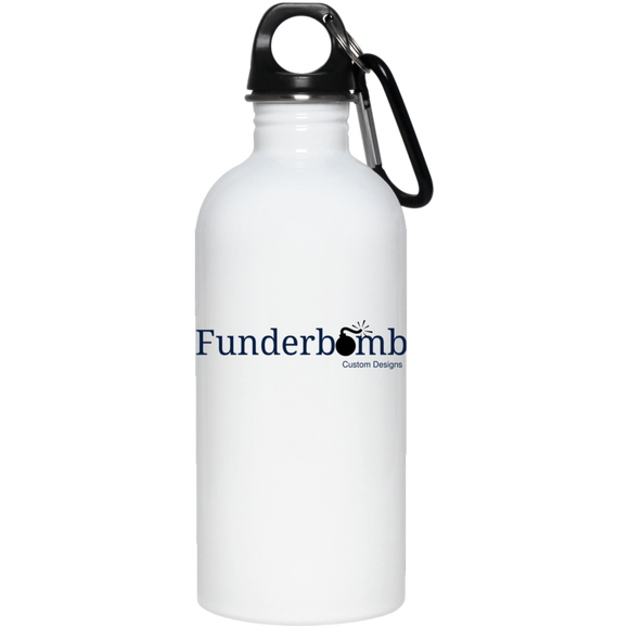 Funderbomb 23663 20 oz. Stainless Steel Water Bottle