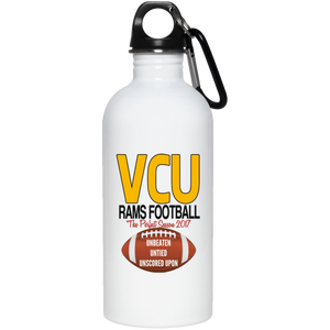 Vcu football perfect season 23663 20 oz. Stainless Steel Water Bottle
