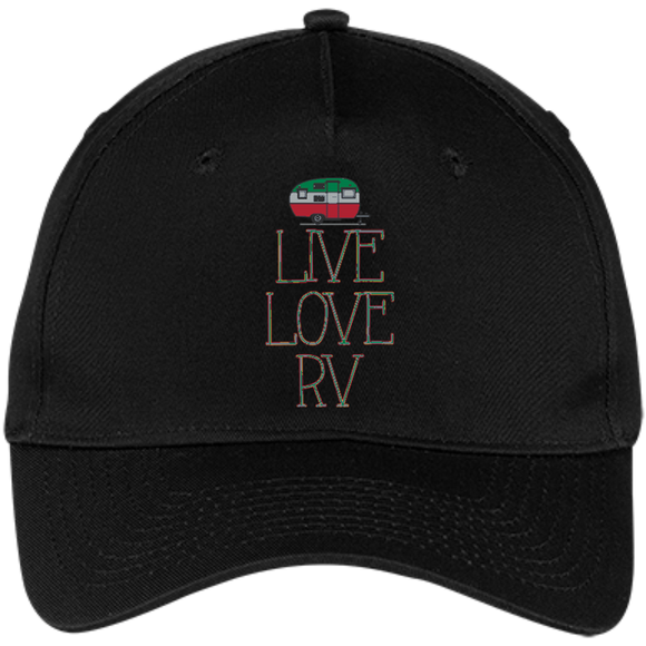 Live Love Five Panel Twill Cap