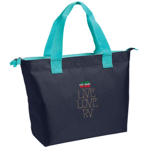 Live Love Zippered Tote