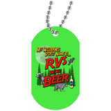 RVs with Beer 2500x3000 UN5588 White Dog Tag