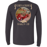 Speedsters Meet Spyders Dark Personalize 3501 Bella + Canvas Men's Jersey LS T-Shirt