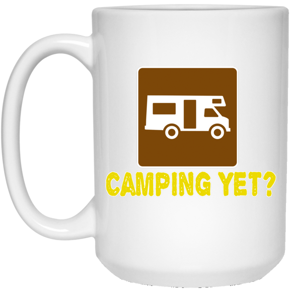 Rv camping yet 21504 15 oz. White Mug