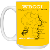Wally africa caravan 21504 15 oz. White Mug