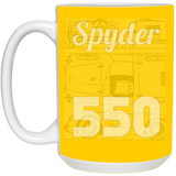 spyder550 low opacity 21504 15 oz. White Mug