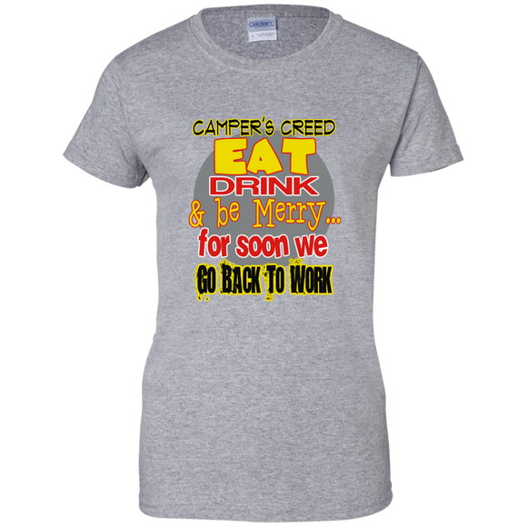 Camper's Creed Ladies' 100% Cotton T-Shirt