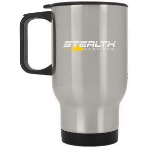 stealth logo cropped XP8400S Silver Stainless Travel Mug