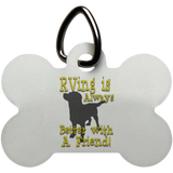 Better with a Friend Dog Bone Pet Tag