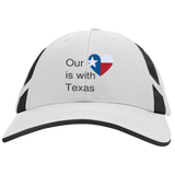 Our Heart is with Houston Sport-Tek Dry Zone Mesh Inset Cap