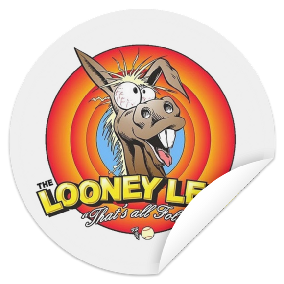 Looney left 3831x3607 STCI Circle Sticker