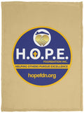 Hope circle 2 VPS Cozy Plush Fleece Blanket - 30x40