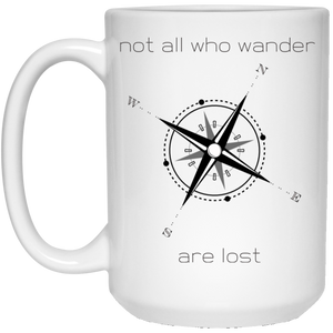 Not all who wander 21504 15 oz. White Mug