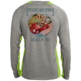 Speedsters Meet Spyders Personalize ST361LS Sport-Tek LS Heather Colorblock Poly T-Shirt