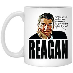 Reagan Control Gov XP8434 11 oz. White Mug