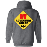 Rv adventure ahead G185 Gildan Pullover Hoodie 8 oz.