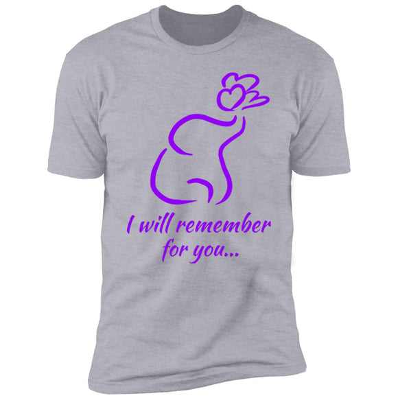 remember for you ALZ Z61x Premium Short Sleeve Tee