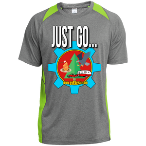 Just Go Youth Colorblock Performance Tee