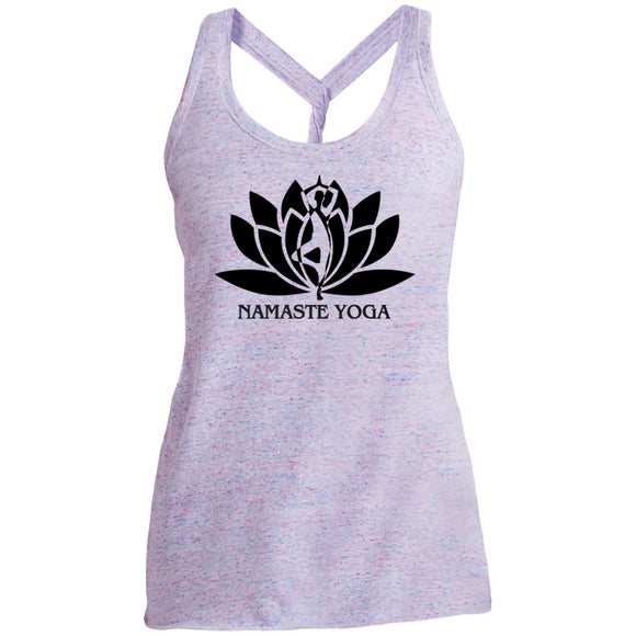 Namaste Yoga DM466 District Made Ladies Cosmic Twist Back Tank