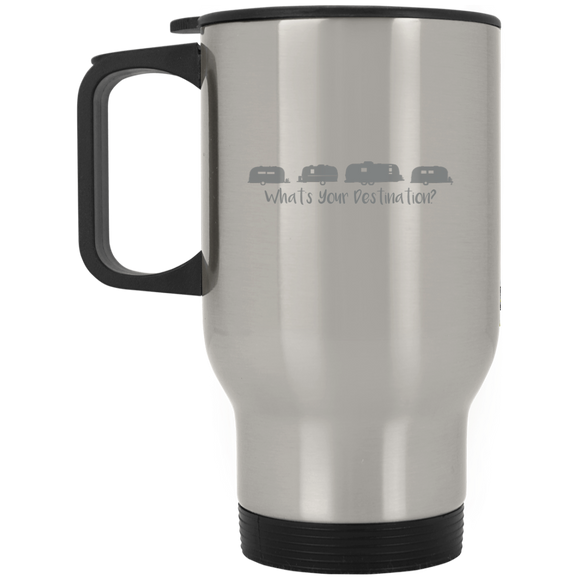 Personalized Silver Airstream Silhouette 4 types XP8400S Silver Stainless Travel Mug