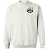 Eat sleep camp green G180 Gildan Crewneck Pullover Sweatshirt  8 oz.