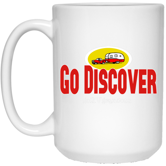 Go discover 21504 15 oz. White Mug