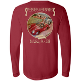 Speedsters Meet Spyders Dark Personalize 3501 Bella + Canvas Men's Jersey LS T-Shirt
