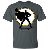Custom Text & Number Ultra Cotton T-Shirt