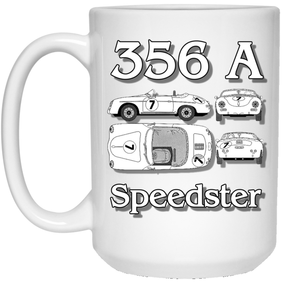 Speedster 356A 21504 15 oz. White Mug