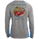 Speedsters Meet Spyders Personalize ST361LS Sport-Tek LS Heather Colorblock Poly T-Shirt