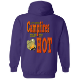 campfires make me hot 1kx1k G185 Gildan Pullover Hoodie 8 oz.