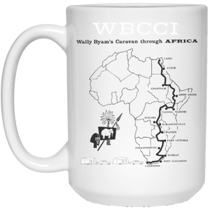 Wally africa caravan 21504 15 oz. White Mug
