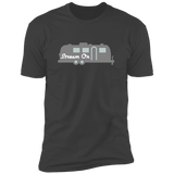 Stream on silhouette logo NL3600 Next Level Premium Short Sleeve T-Shirt