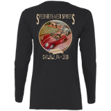 Speedsters Meet Spyders Dark Personalize G540L Gildan Ladies' Cotton LS T-Shirt
