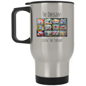 Multi Airstream Art -personalized XP8400S Silver Stainless Travel Mug