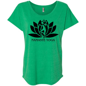 Namaste Yoga NL6760 Next Level Ladies' Triblend Dolman Sleeve