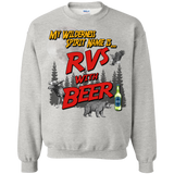 RVs with Beer 2500x3000 G180 Gildan Crewneck Pullover Sweatshirt  8 oz.