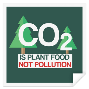 plant food co2 sticker rnd STSQ Square Sticker