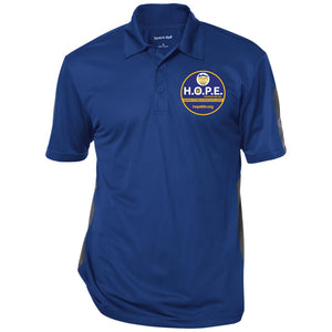 Hope circle 2 ST695 Performance Textured Three-Button Polo