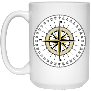 Compass 21504 15 oz. White Mug