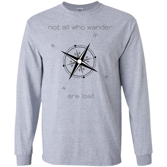 Not All Who Wander LS Ultra Cotton Tshirt