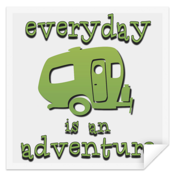 Everyday adventure STSQ Square Sticker