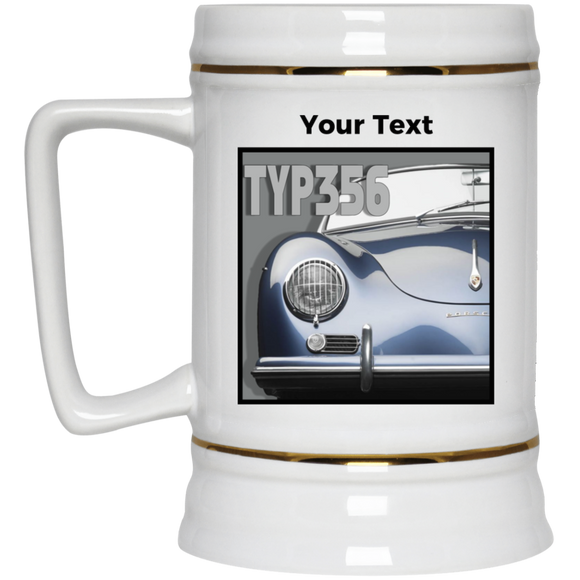 Typ 356 blue  personalized 22217 Beer Stein 22oz.